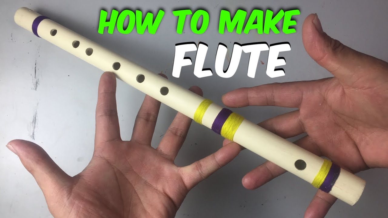 HOW TO MAKE A HOMEMADE PVC FLUTE D MIDDLE FLUTE YouTube