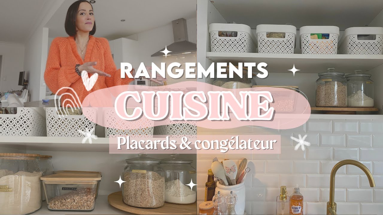 IDÉES RANGEMENTS CUISINE | Placards & Congélateur
