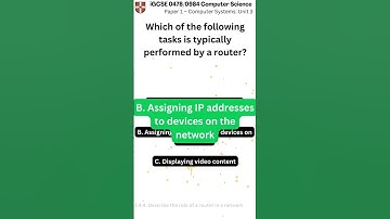iGCSE Computer Science 0478 0984 Paper 1 Unit 3 q100 v1
