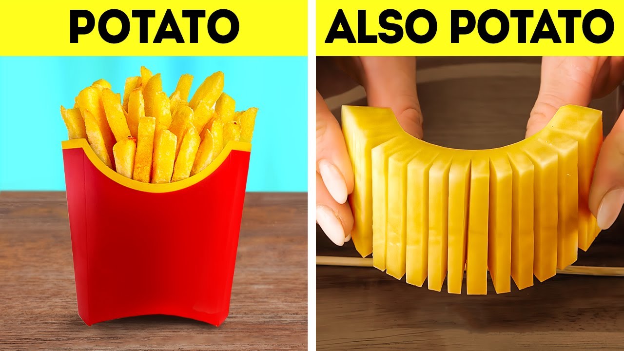 Unbelievable Fast Food Hacks And Recipes With Potato In Many Different Shapes