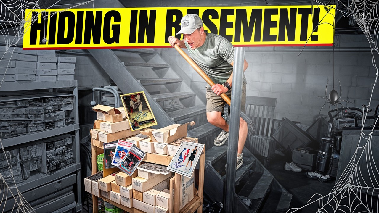 INSANE! We find CRAZY Basement Card Collection!!