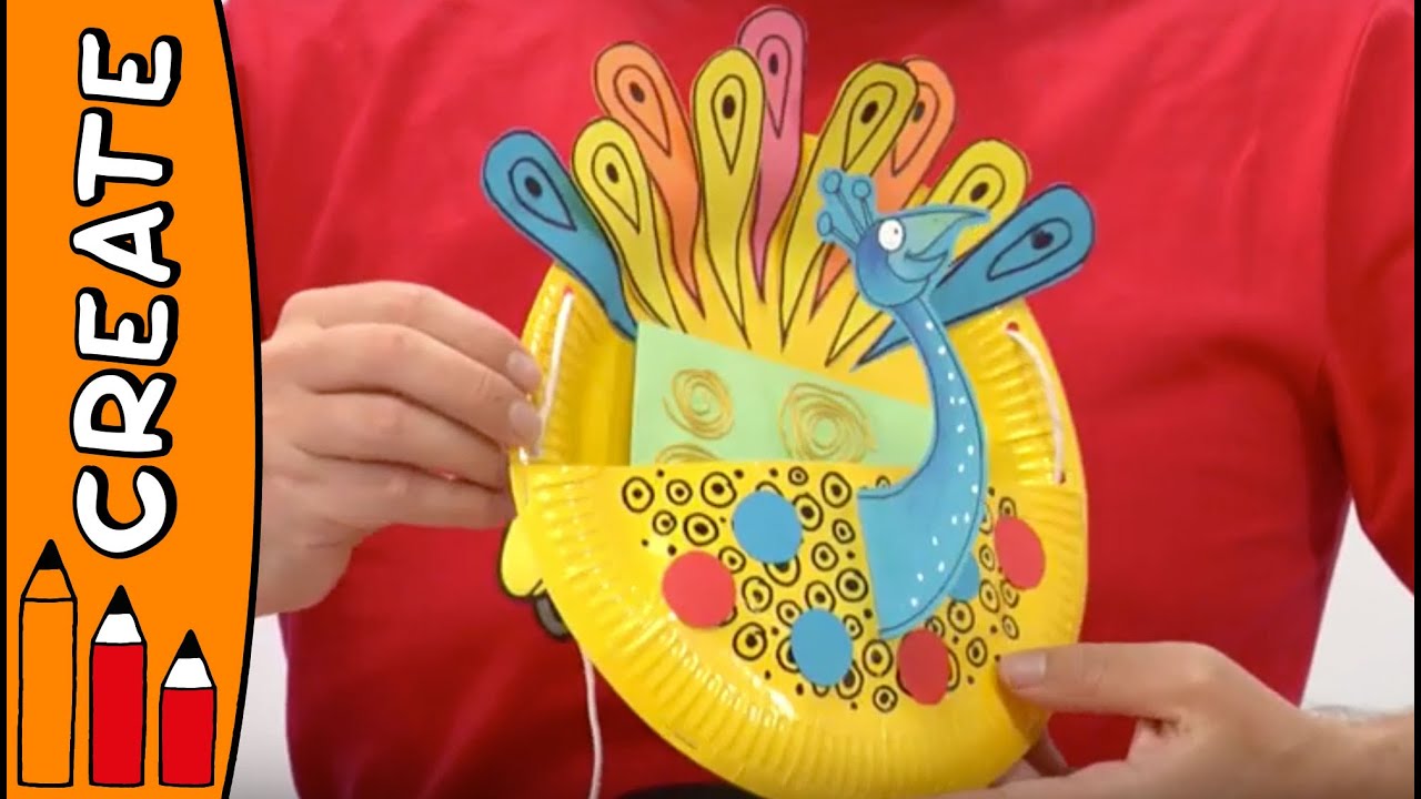 Superb Peacock Craft Ideas For Kids Part - 7: Craft Ideas For Kids - Peacock Hanger | World Of Art | Øistein Kristiansen - YouTube