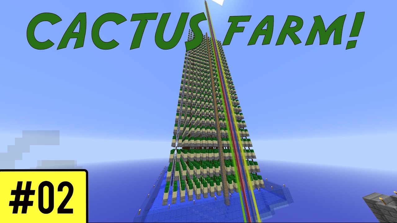 Woodycraft SkyBlock #2 ::::: Cactus Farm!
