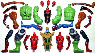 ASSEMBLE // THANOS, HULKBUSTER, DEADPOOL &amp; SPIDERMAN/ ASMR SUPERHERO TOYS