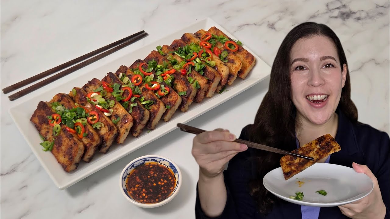 Как приготовить кошерный/халяльный рецепт Ло Бак Го | Китайский пирог из репы без свинины и креветок