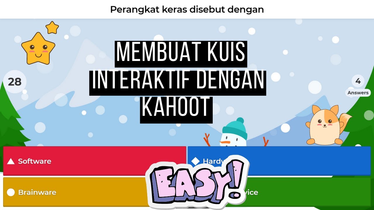 Cara Membuat Kuis Interaktif atau Ujian Interaktif dengan Kahoot- EDU ...