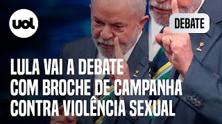 Lula Vai A Debate Com Broche De Cdananha Contra Violncia Sexual Infantil