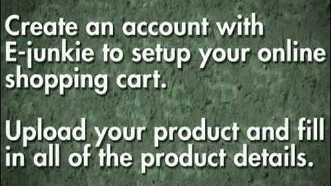 How To Sell eBooks Online with Paypal and E-Junkie