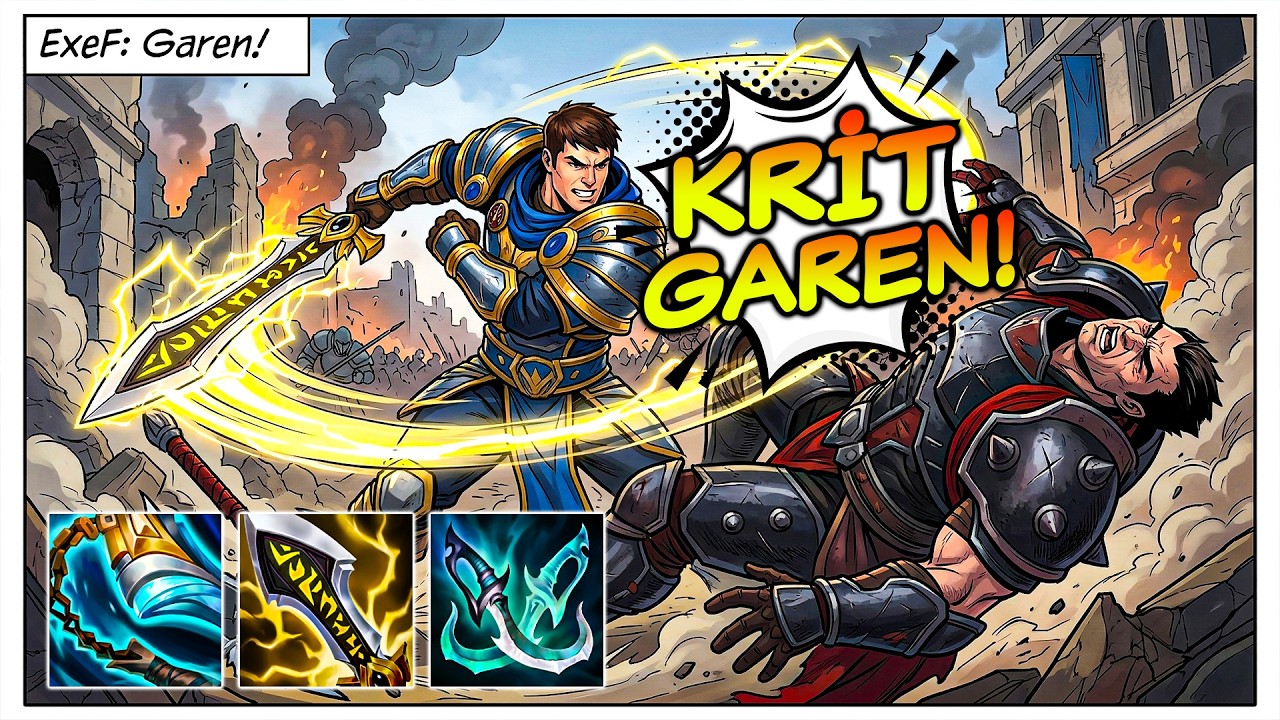 GAREN BUFF ALMIŞ AHAHAHAH (KRİTİK BUILD)
