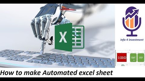 how to automate excel for time based recording | run macro automatically