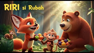 🦊 Riri Si Rubah dan Teman-Teman di Hutan Ceria | Dongeng Anak Penuh Persahabatan 🌳