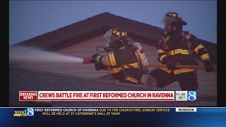 Fire at First Reformed Church of Ravenna