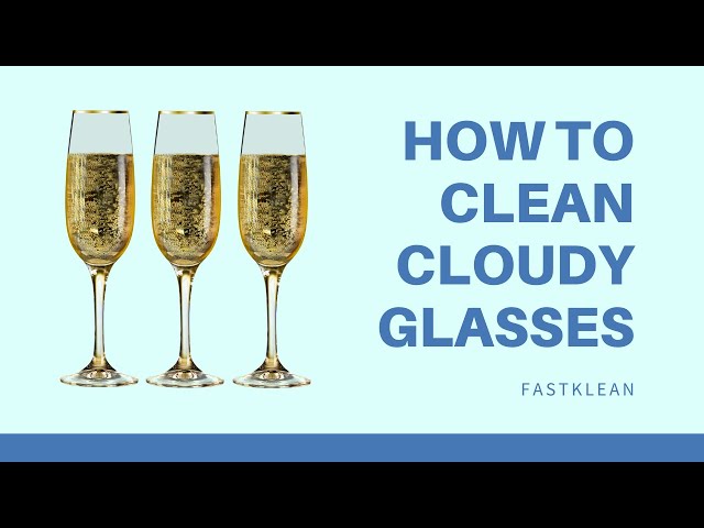 How To CLEAN CLOUDY GLASSES | Easy Cleaning Tips #short