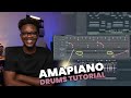 How To Make Amapiano Drums Like a Pro | Fl Studio Tutorial