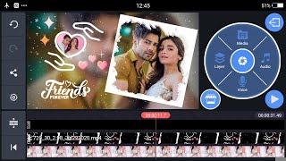 Friendship Day Video Editing in Kinemaster | Best Friend Status Editing | Friendship day Template screenshot 5