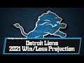 Detroit Lions 2021 Win-Loss Projections