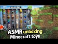ASMR Minecraft Toy Unboxing ⛏️ | Распаковка фигурок Майнкрафт