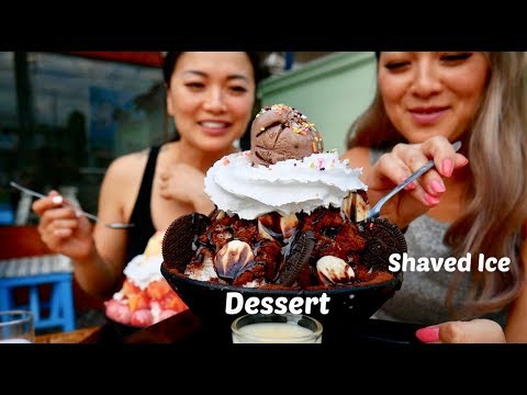 Dessert Shaved Ice | Ice Cream | Mukbang | N.E Lets Eat