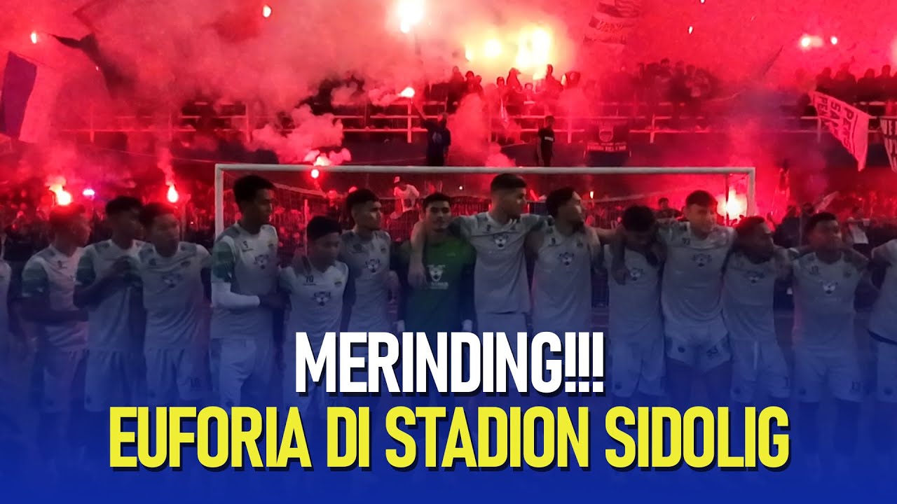 MERINDING!! Gemuruh Luar Biasa dari Ribuan Bobotoh di Stadion Sidolig untuk Persib Bandung