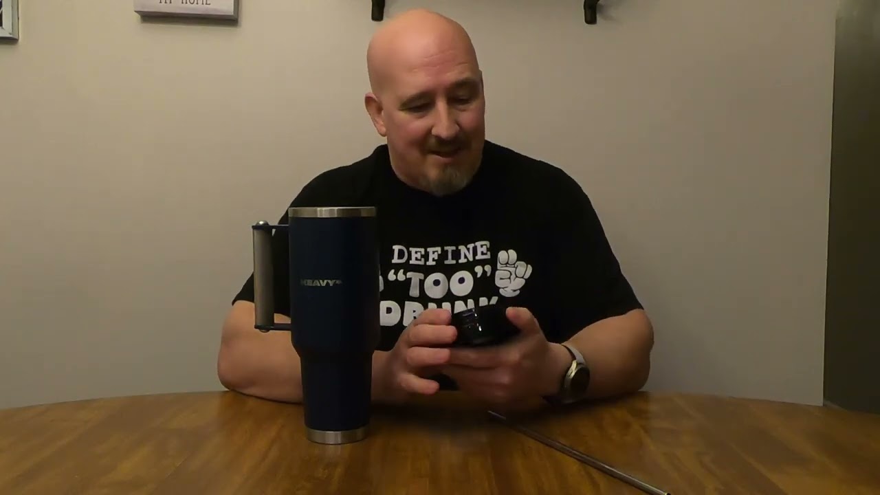 10 pound Heavy Tumbler (in blue!) unboxing and review - YouTube