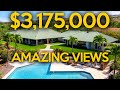 Hawaii Real Estate Luxury Home Tour $3,175,000 House with a Pool and Ocean Views