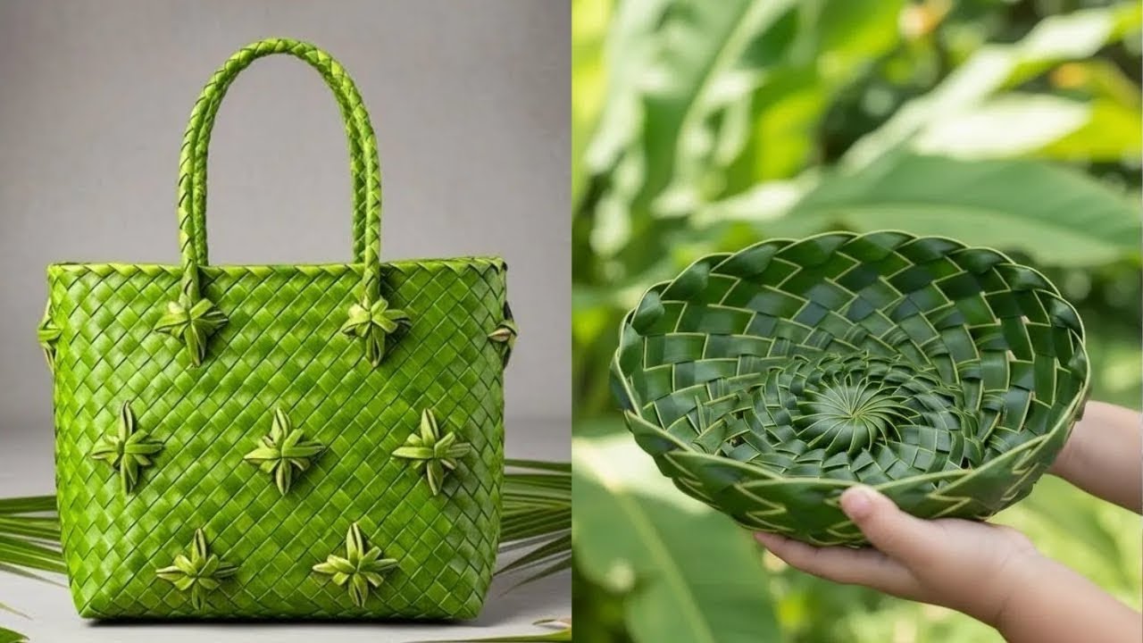 🔴LIVE: 🌿Coconut Leaf Bag & Basket for Beginners