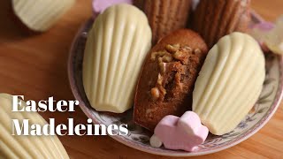 Easter Carrot Cake Madeleines Recipe with White Chocolate | Easter Recipe | Carrot Cake Recipe