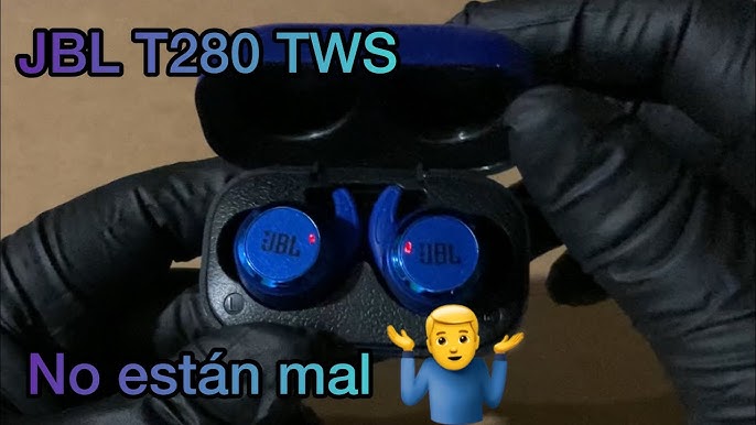 Auriculares inalámbricos JBL Bluetooth T280 TWS azul