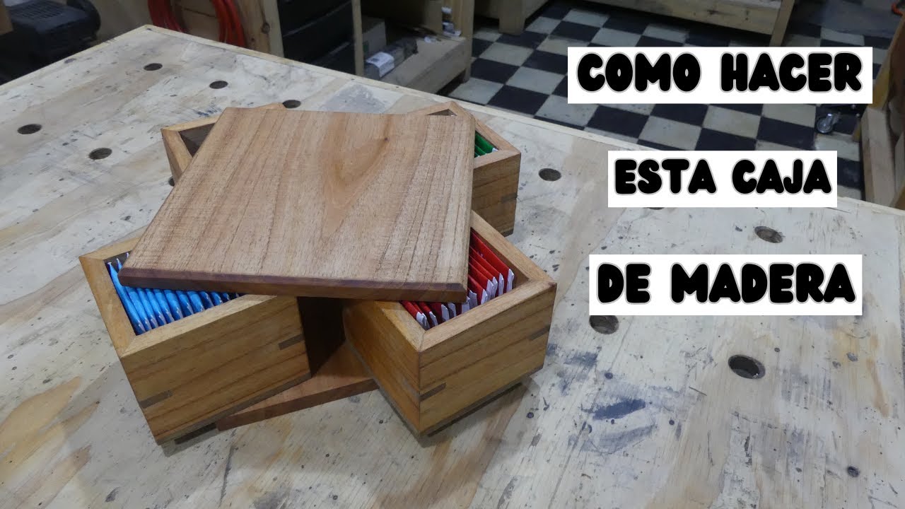 COMO HACER ESTA HERMOSA CAJA EN MADERA - TENES QUE VERLA -
