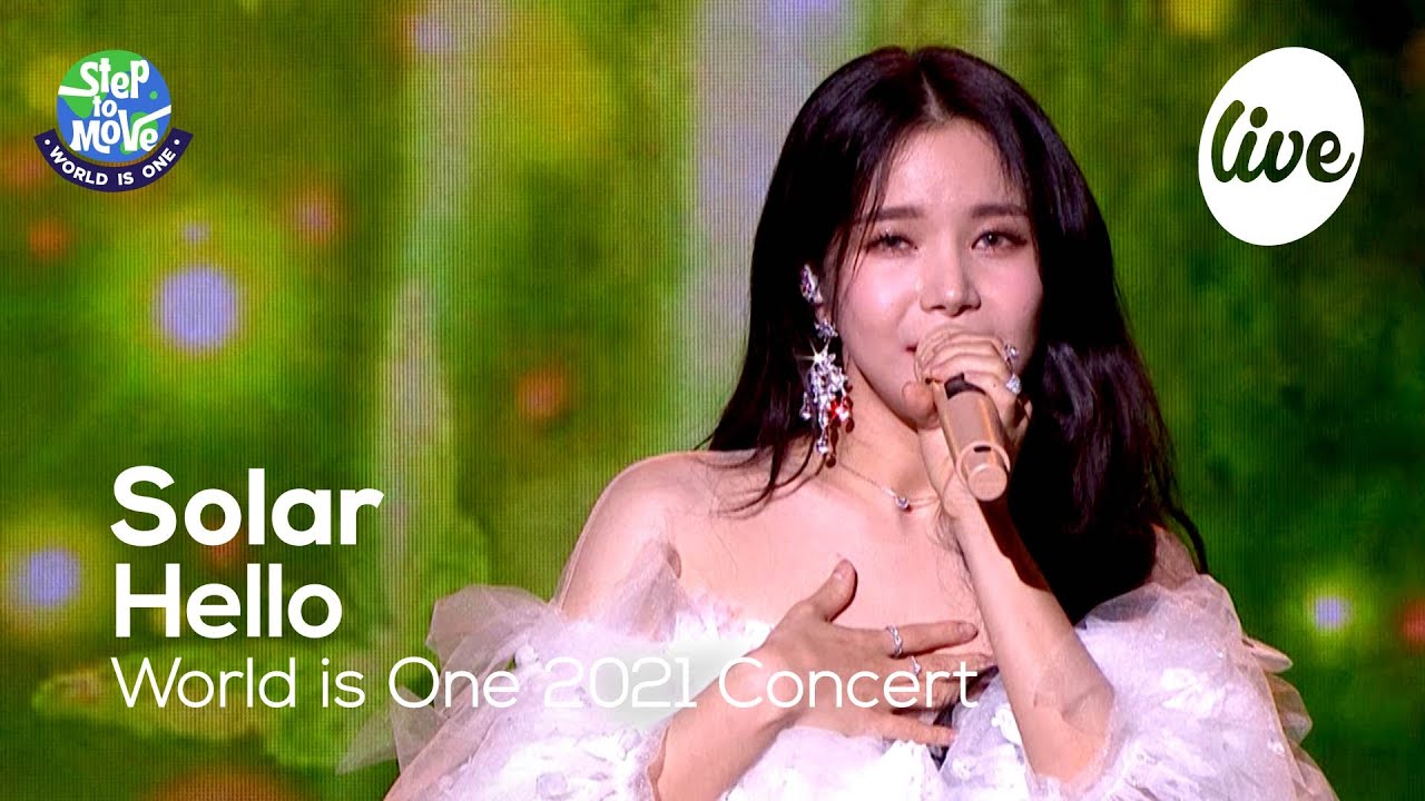 솔라(Solar) - Hello [World is One 2021 CONCERT - 화제의 무대 다시보기]