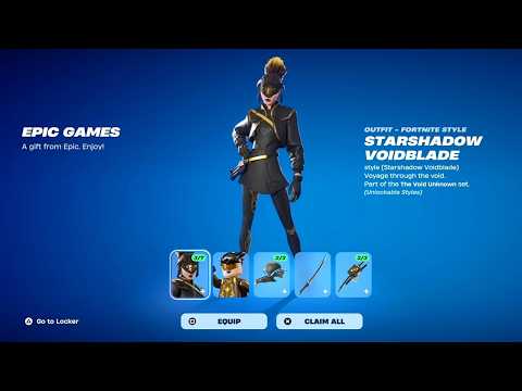 SO bekommt man den Exklusiven Battle Pass Skin Stil Starshadow Voidblade in Fortnite