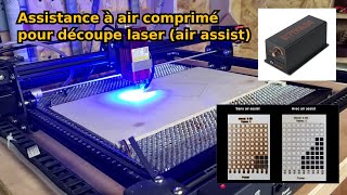 Assistance à air comprimé pour découpe et gravure laser (air assist)