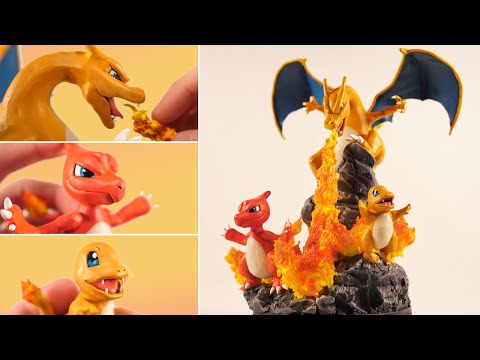 I made the Charizard Evolution into an amazing Sculpture