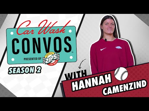 Razorback® Softball Pitcher Hannah Camenzind Takes the Mound in ZIPS "Car Wash Convos™"