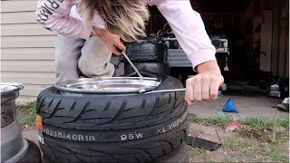 Trying To Mount $3000 Wheels By Hand..