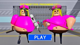 CYBORG POLICE GIRL PRISON RUN! OBBY Full Gameplay #roblox #obby