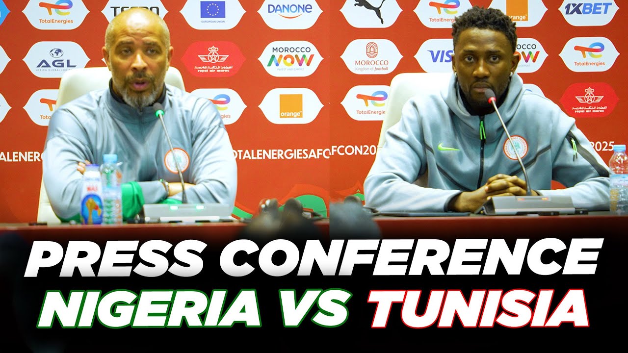 NIGERIA vs TUNISIA - AFCON 2025 - PRESS CONFERENCE