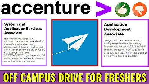 Accenture Off Campus Drive 2022