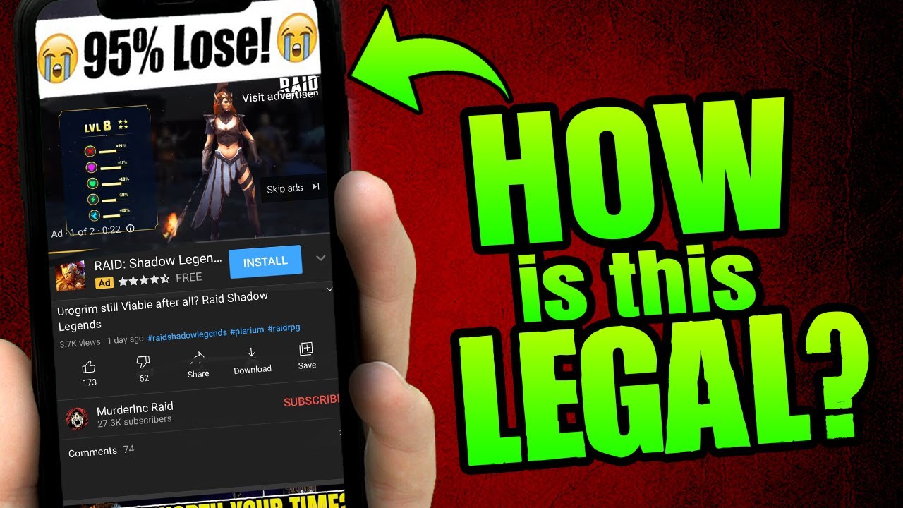 Is this Legal? Accepting Terms of Use in Raid Shadow Legends