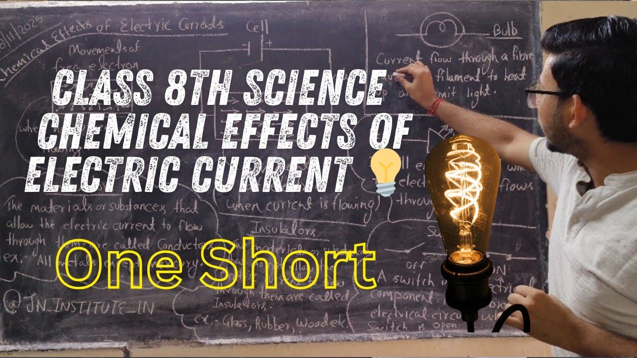 Class 8 Science Chapter 12 Chemical Effects of Electric Current | One Shot Complete Revision |