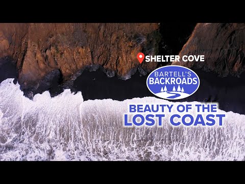 Shelter Cove: black sand beaches and brutal waves combine to create an unforgettable beauty