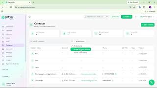 Getyn CRM Contacts & Accounts Module Explained | Manage Customers & Businesses Efficiently