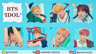 Easy Lyric BTS - IDOL by GOMAWO [Indo Sub]