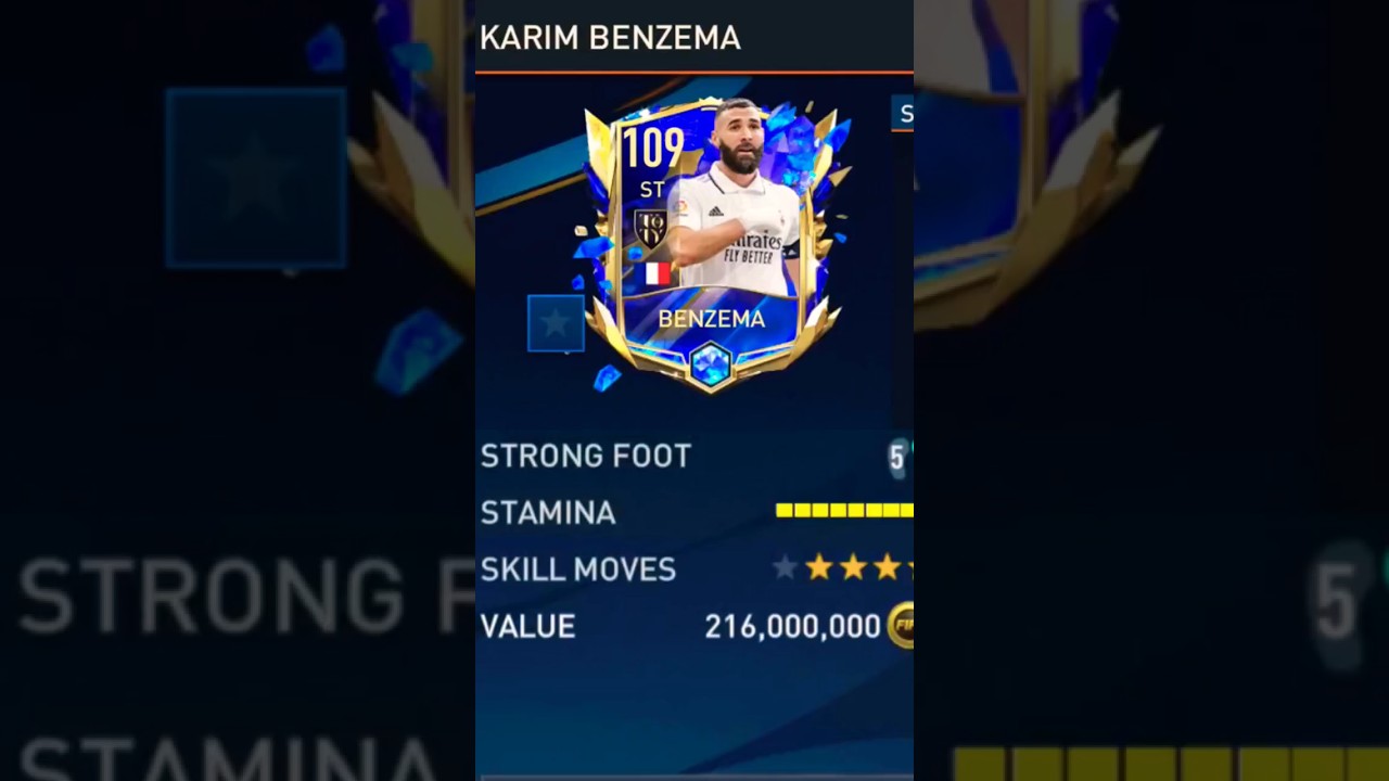 FIFA Mobile TOTY Benzema 