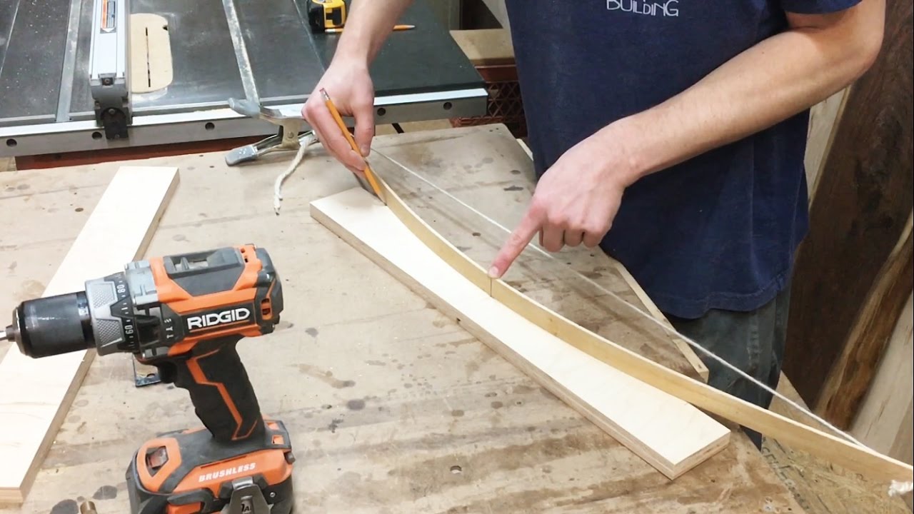 Make Long Curves with a Simple Drawing Bow - Woodworking 