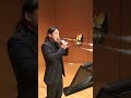 "Laputa: Castle in the Sky" I played "Pazu's Fanfare" on the trombone 「天空の城ラピュタ」トロンボーン #shorts