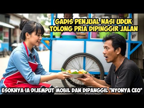 GADIS PENJUAL NASI UDUK TOLONG PRIA KUMAL DI PINGGIR JALAN — ESOKNYA IA DIJEMPUT MOBIL MEWAH