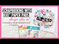 Scrapbooking With 6x6" Paper Pads | Design Ideas for 6x6" Paper Pads | #7 - Hearts Background