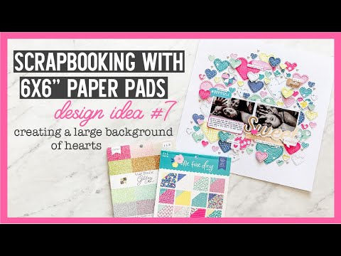 Papel hermoso! Parte 1 Para Scrapbook y paper crafting Pads 6x6 