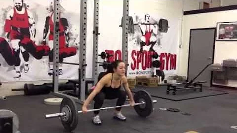 Dana Rutledge snatches 50kg @ Iron Sport